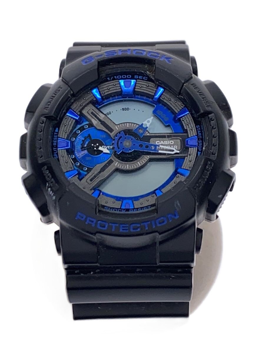 【中古】CASIO◆クォーツ腕時計・G-SHOCK/デジアナ/BLK【服飾雑貨他】