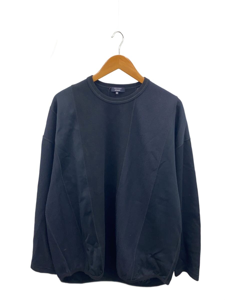 Rakuten - 【中古】COMME des GARCONS HOMME◆スウェット/M/コットン/BLK/HP-T006/L/S MIX SWEAT/AD2025【メンズウェア】