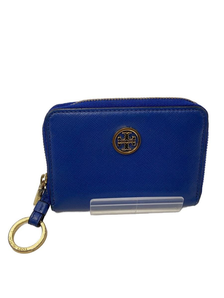【中古】TORY BURCH◆財布/--/BLU/無地/メンズ【服飾雑貨他】