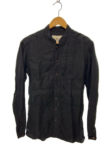 【中古】OUTIL◆長袖シャツ/3/リネン/BLK//【メンズウェア】 【中古】OUTIL◆長袖シャツ/3/リネン/BLK//【メンズウェア】