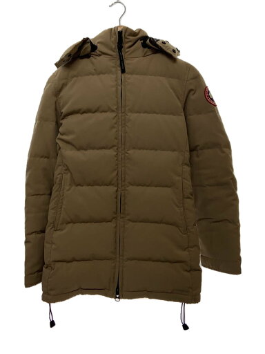 【中古】CANADA GOOSE◆ダウンジャケット/S/ポリエステル/ベージュ/68F8490【レディースウェア】 【中古】CANADA GOOSE◆ダウンジャケット/S/ポリエステル/ベージュ/68F8490【レディースウェア】