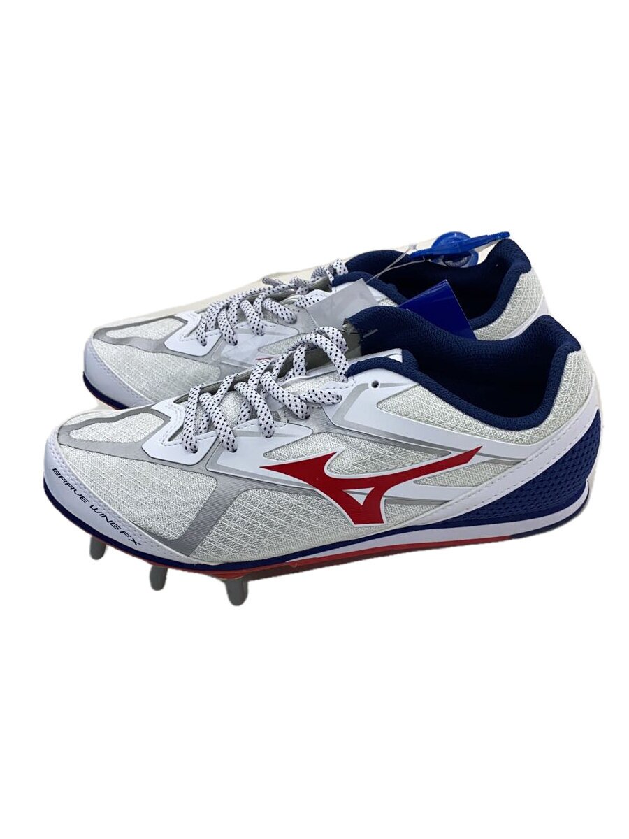 【中古】MIZUNO◆陸上スパイク/23.5/WHT/ブレイブウィング FX【スポーツ】