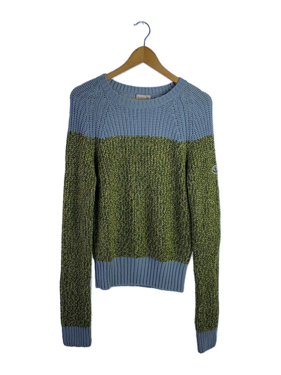 【中古】MONCLER◆Tricot Crew Neck Cotton Jump/S/コットン/GRN/H10939C00011 M1615//【レディースウェア】