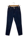 【中古】YANUK◆ボトム/24/デニム/IDG/無地/085-14011【レディースウェア】
