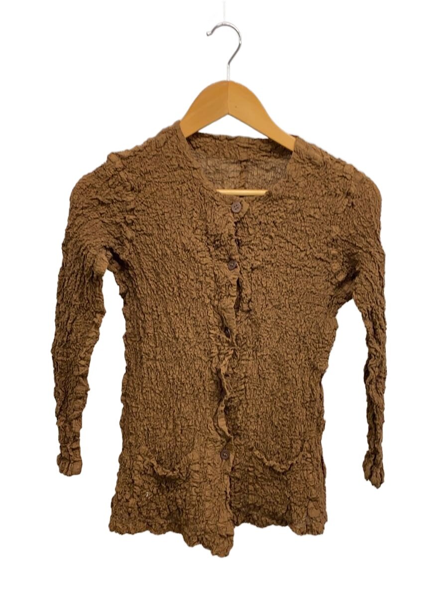 Rakuten - 【中古】me ISSEY MIYAKE◆カーディガン(薄手)/--/コットン/BRW/無地/MI14FD922【レディースウェア】