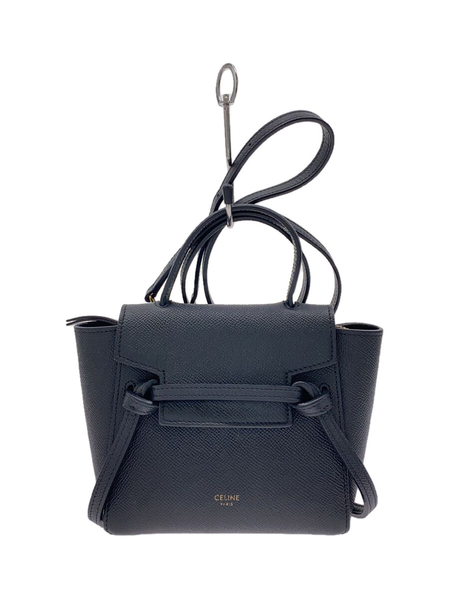 CELINE - 【中古】CELINE◆ハンドバッグ/--/BLK/189003ZVA//【バッグ】