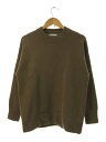 【中古】CLANE◆BASIC WARM KNIT TOPS/セーター(厚手)/2/ウール/BRW/13106-2262【レディースウェア】