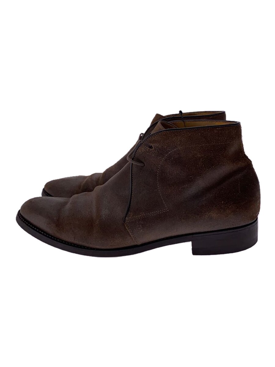 【中古】Corno blu/チャッカブーツ/--/BRW/レザー【シューズ】