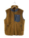 【中古】patagonia◆フリースベスト/L/ポリエステル/BRW/23048FA24【メンズウェア】