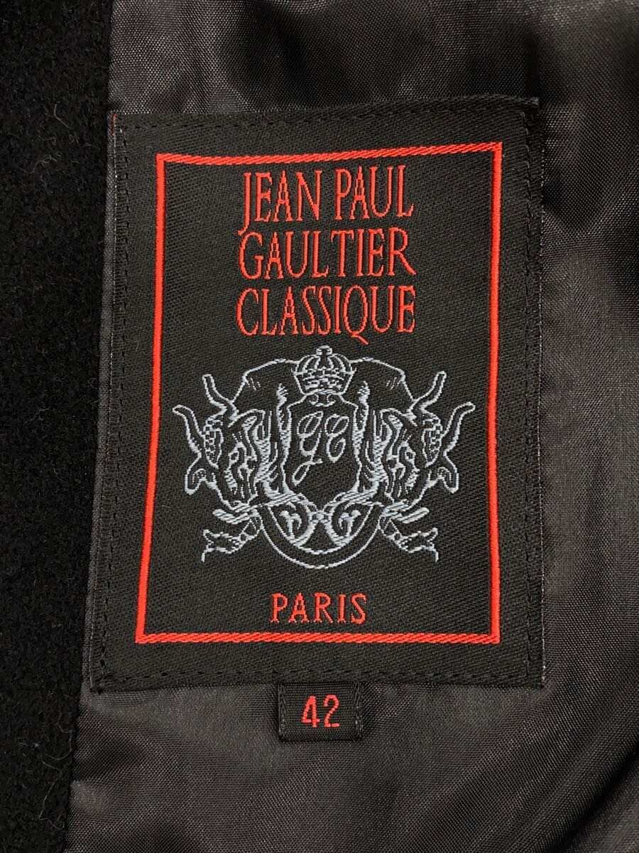 【中古】Jean Paul GAULTIER CLASSIQUE◆コート/42/ウール/BLK/無地/445908/570-5//【メンズウェア】