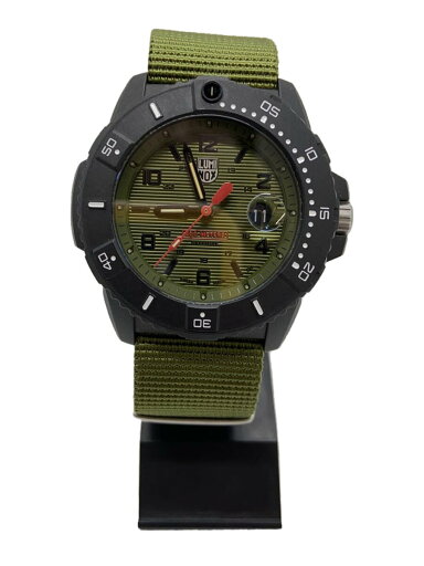 【中古】LUMINOX◆NAVY SEAL/クォーツ腕時計/アナログ/ナイロン/GRN/GRN/SERIES-3600-1GBq//【服飾雑貨他】 【中古】LUMINOX◆NAVY SEAL/クォーツ腕時計/アナログ/ナイロン/GRN/GRN/SERIES-3600-1GBq//【服飾雑貨他】