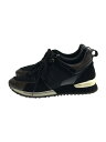 【中古】LOUIS VUITTON◆ローカットスニーカー/--/BLK【シューズ】