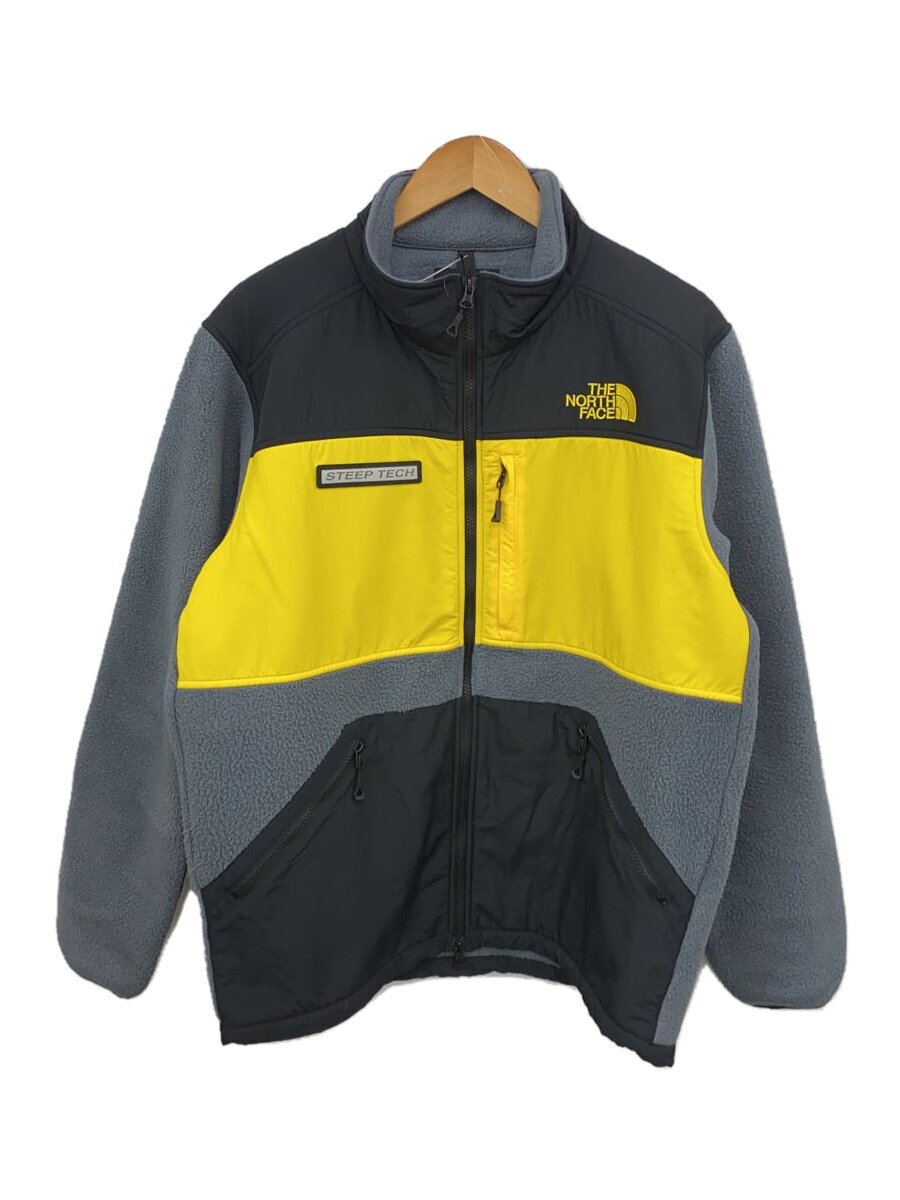 THE NORTH FACE◆STEEP TECH ZIP FREECE_スティープテックジップフリース/XL/ポリエステル/グレー