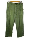 【中古】US.ARMY◆60s/ベイカーパンツ/ボトム/32/コットン/KHK/8405-082-6611【メンズウェア】(4)