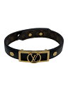 【中古】LOUIS VUITTON◆ブラスレド フィーヌ/ブレスレット/レザー/ブラウン/レディース/M6558E【服飾雑貨他】