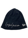 【中古】YOHJI YAMAMOTO◆ニットキャップ/--/コットン/BLK/無地/メンズ/HR-H39-567【服飾雑貨他】
