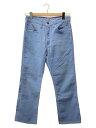 【中古】Levi’s◆80s/コーデュロイ/ストレートパンツ/30/BLU/519【メンズウェア】(4)