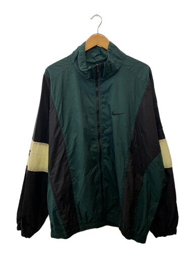 【中古】NIKE◆90s/ナイロンジャケット/XXL/ナイロン/GRN/無地【メンズウェア】 【中古】NIKE◆90s/ナイロンジャケット/XXL/ナイロン/GRN/無地【メンズウェア】
