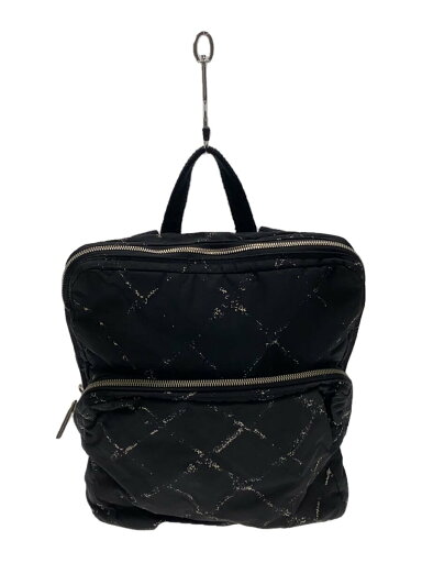 【中古】CHANEL◆旧トラベルライン/リュック/バックパック/ナイロン/ブラック【バッグ】 【中古】CHANEL◆旧トラベルライン/リュック/バックパック/ナイロン/ブラック【バッグ】