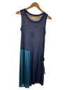【中古】Yasutoshi Ezumi◆ノースリーブワンピース/M/シルク/NVY/YESS15IT01【レディースウェア】(4)