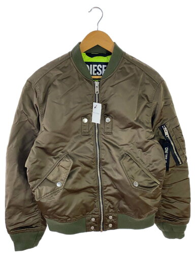 【中古】DIESEL◆フライトジャケット/M/ナイロン/KHK/A00545-J-JAVIER-0TAQF【メンズウェア】 【中古】DIESEL◆フライトジャケット/M/ナイロン/KHK/A00545-J-JAVIER-0TAQF【メンズウェア】