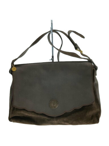 【中古】FENDI◆ショルダーバッグ/スウェード/BRW【バッグ】 【中古】FENDI◆ショルダーバッグ/スウェード/BRW【バッグ】