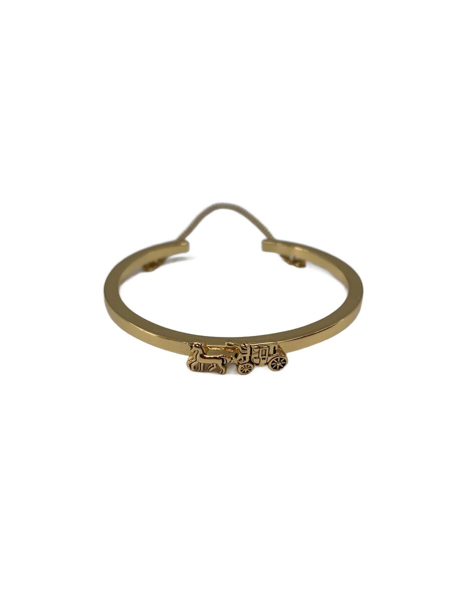 【中古】COACH◆バングル/--/GLD/レディース【服飾雑貨他】