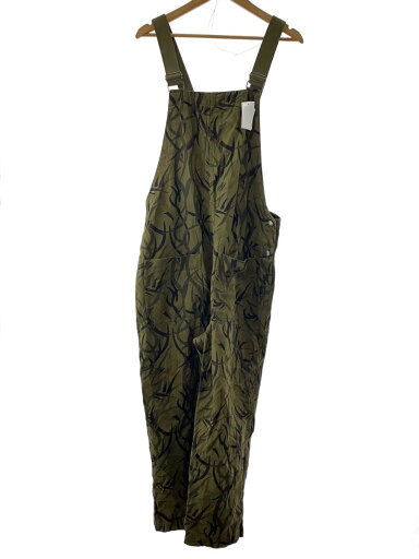 【中古】JOHN BULL◆シワ・裾汚れ有/オーバーオール/M/コットン/GRN/カモフラ/21528KY【メンズウェア】 【中古】JOHN BULL◆シワ・裾汚れ有/オーバーオール/M/コットン/GRN/カモフラ/21528KY【メンズウェア】