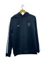 【中古】F.C.R.B.(F.C.Real Bristol)◆TRAINING TRACK HOODIE/パーカー/M/ポリエステル/BLK/無地/FCRB-250061【メンズウェア】(4)