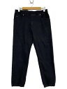 【中古】ARMANI EXCHANGE◆five-pocket denim jeans/ボトム/33/デニム/BLK/無地/6KZJ76 Z4N5Z【メンズウェア】