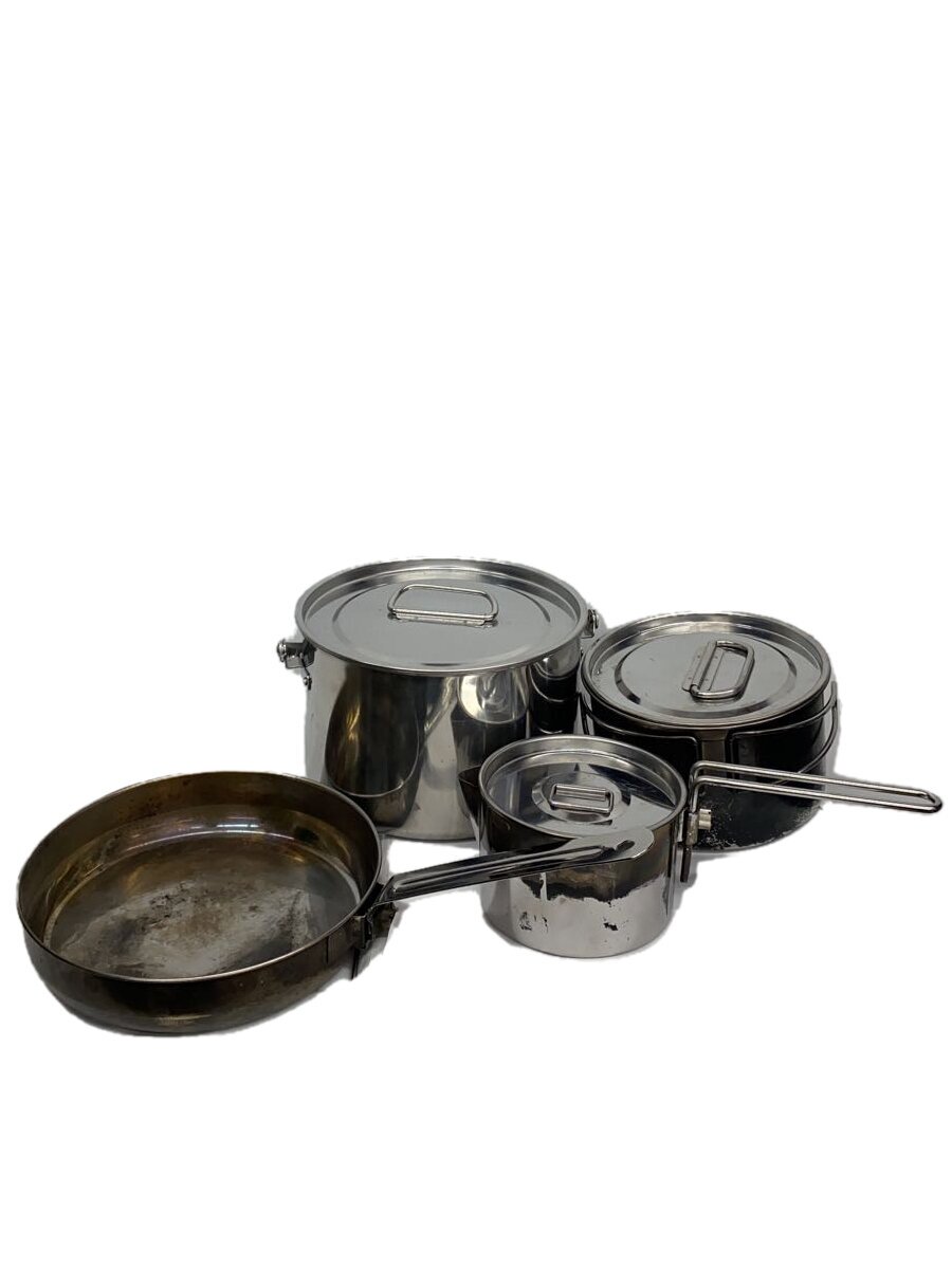 【中古】CAPTAIN STAG◆ラグナ ステンレスクッカーLセット/キャンプ用品その他/SLV/M-5504/シルバー【スポーツ】 jumblestore-34887306 2nd STREET 楽天市場店 パッケージ画像
