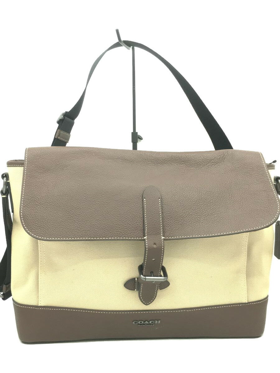 【中古】COACH◆ショルダーバッグ/キャンバス/BEG/A2361-CH115【バッグ】