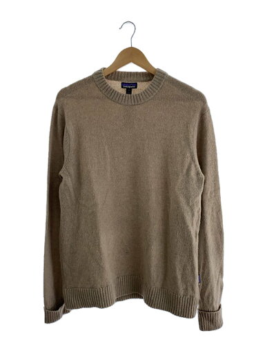 【中古】patagonia◆ニット・セーター(厚手)/M/ウール/BEG/無地/50655FA21【メンズウェア】 【中古】patagonia◆ニット・セーター(厚手)/M/ウール/BEG/無地/50655FA21【メンズウェア】