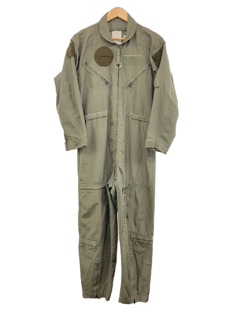 【中古】MILITARY◆米軍/フライトスーツ/オールインワン/42/コットン/KHK//【メンズウェア】