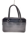 【中古】Paul Smith◆ハンドバッグ/レザー/BLK/無地【バッグ】