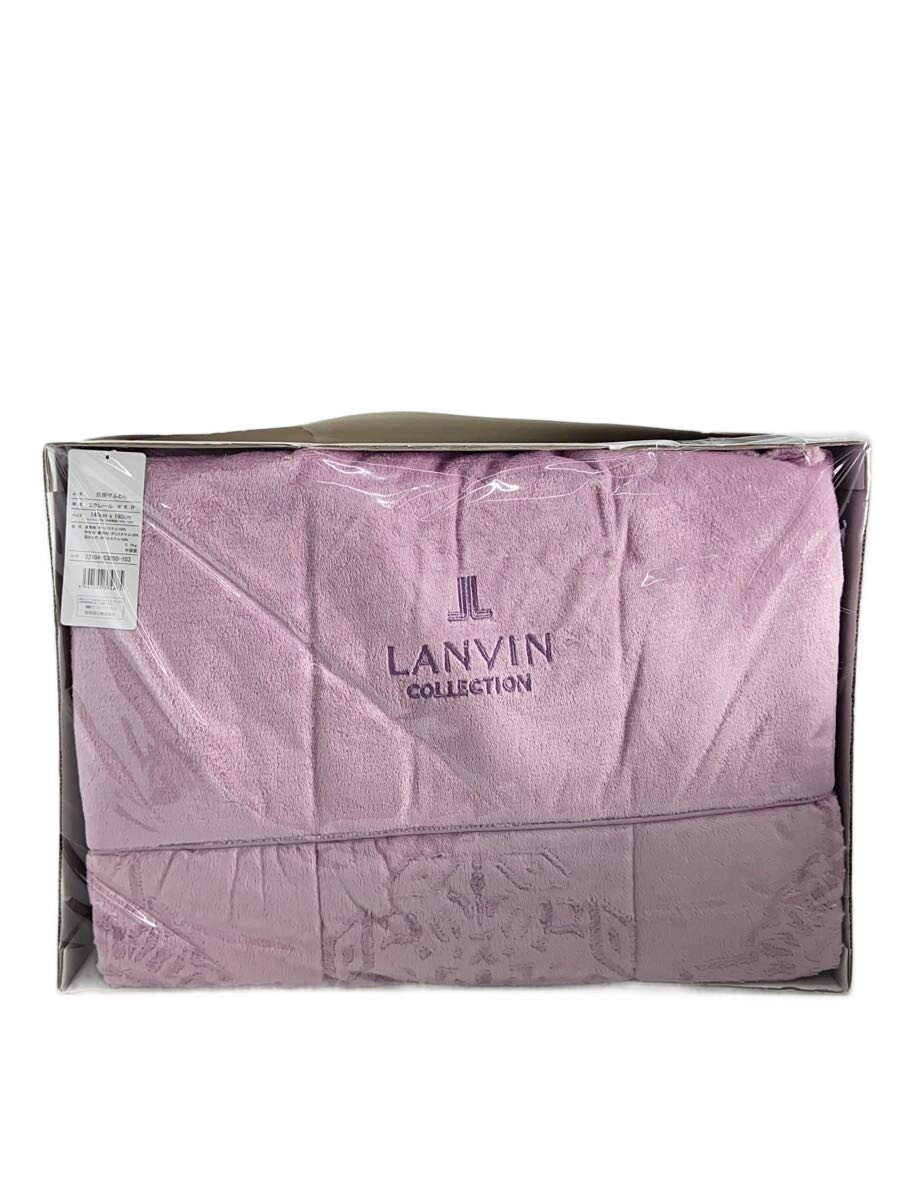 【中古】LANVIN◆寝具/ピンク/22104-53050-103/肌掛けふとん/エクレール【インテリア小物・日用雑貨】