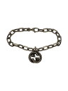 【中古】GUCCI◆インターロッキングG/チェーンブレスレット/SV925/SLV/メンズ【服飾雑貨他】