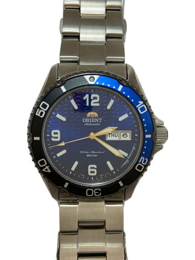 【中古】ORIENT◆Orient Mako/自動巻腕時計/アナログ/ステンレス/BLU/SLV/F692-UBL0【服飾雑貨他】 【中古】ORIENT◆Orient Mako/自動巻腕時計/アナログ/ステンレス/BLU/SLV/F692-UBL0【服飾雑貨他】
