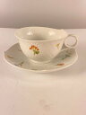 【中古】Meissen◆カップ&ソーサー/WHT//【キッチン用品】
