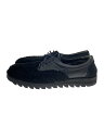 【中古】KIDS LOVE GAITE◆ローカットスニーカー/UK6.5/ブラック/レザー×ボア×スウェード/AC051344【シューズ】(4)