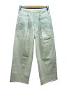 【中古】saby◆21SS/TUCK BAGGY 11.5oz BINGO DENIM/デニムパンツ/1/CRM/21S-031806【メンズウェア】