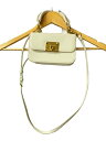 【中古】CHARLES&KEITH◆ショルダーバッグ/--/CRM/無地【バッグ】