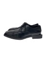 BALENCIAGA◆スクエアトゥダービーシューズ/41/BLK/レザー/617640/キズ有/ソール減り有