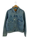 【中古】Levi’s Vintage Clothing◆Gジャン/42/デニム/IDG/無地/507xx/2nd/PC9-70507-0067【メンズウェア】