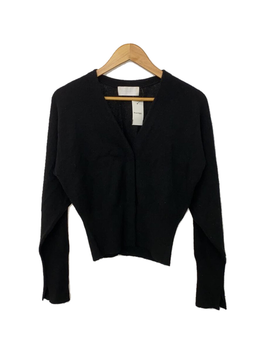 Rakuten - 【中古】mame kurogouchi◆19AW/カーディガン(厚手)/1/カシミア/ブラック/無地/MM19AW-KN067//【レディースウェア】