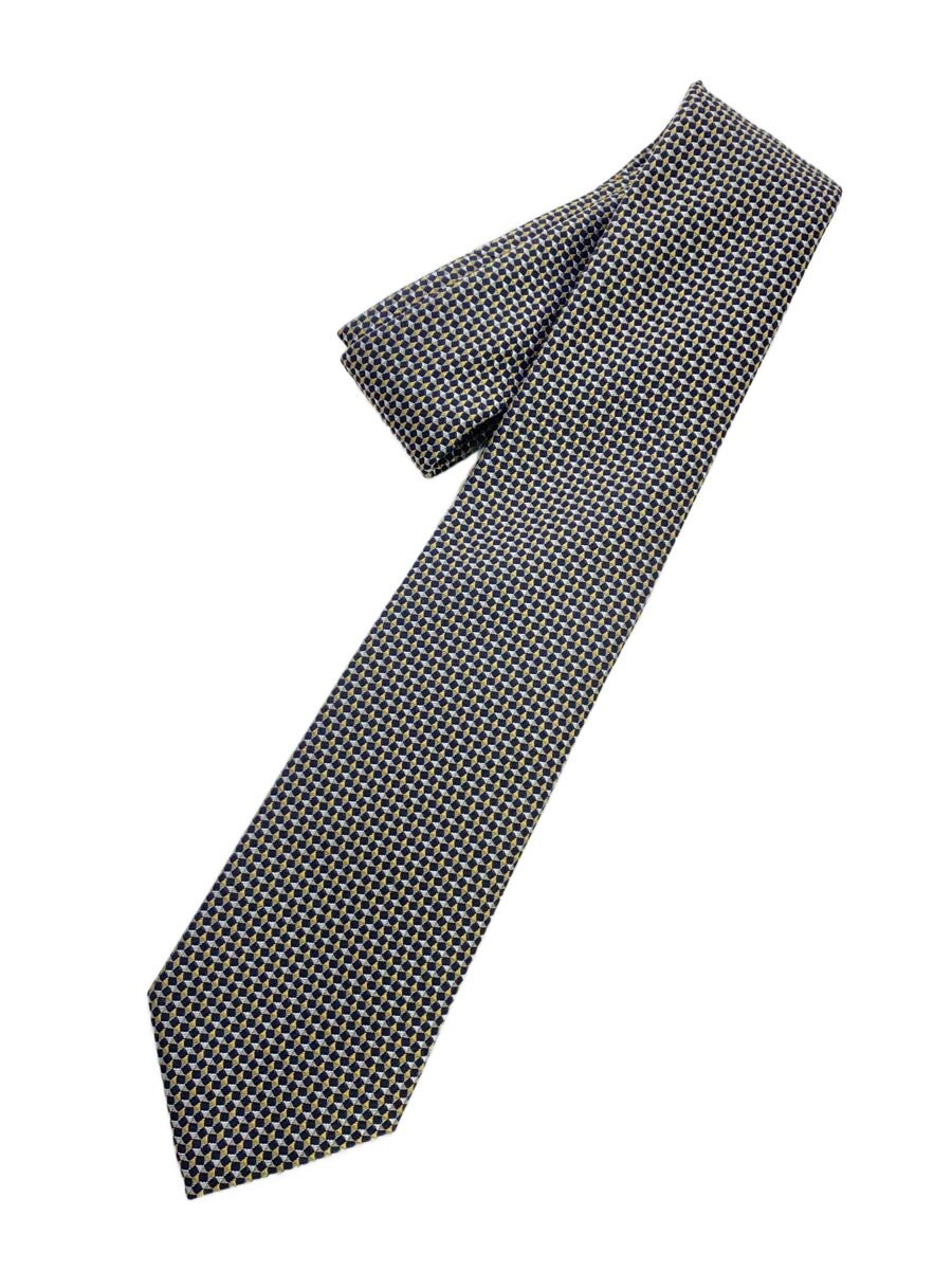 Rakuten - 【中古】EMPORIO ARMANI◆ネクタイ/シルク/YLW/総柄/メンズ/RN103723//【服飾雑貨他】
