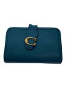 【中古】COACH◆2つ折り財布/--/BLU/レディース【服飾雑貨他】