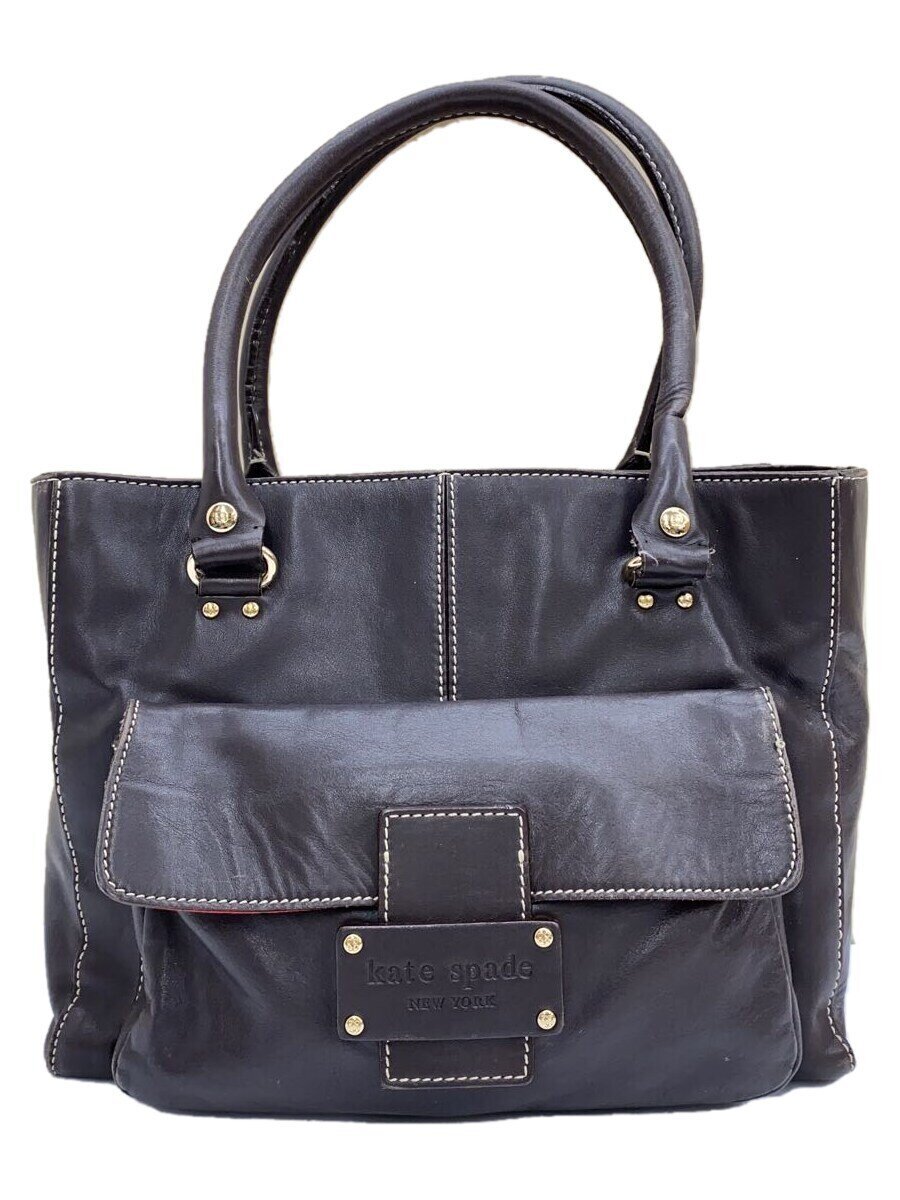 KATE SPADE - 【中古】kate spade new york◆トートバッグ/レザー/BRW【バッグ】