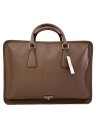 【中古】PRADA◆ブリーフケース/牛革/BRW/VS0364【バッグ】