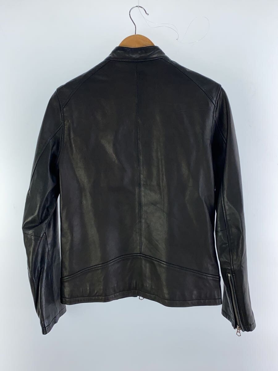 【中古】HARE◆シングルライダースジャケット/M/羊革/BLK/無地/HA03003N9【メンズウェア】